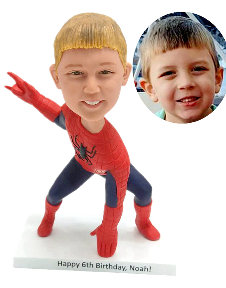 Personalized cake toppers dolls Spiderman cake topeprs